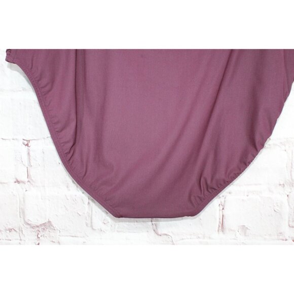 NWT LL Bean Shaping Swimwear Flattering Details High Waist Brief Red 18 - Picture 5 of 11